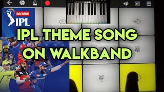IPL Theme Song | IPL Ringtone On Walkband | Easy Mobile Piano Tutorial | Draw And Play with KK