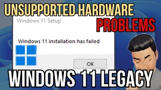 Windows 11 Unsupported Hardware 60 day review Ep2 Upgrade problems issues budget gaming PC 23H2 24H2