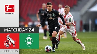 1. FC Köln - SV Werder Bremen | 1-1 | Highlights | Matchday 24 – Bundesliga 2020/21