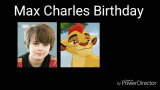 Max Charles Birthday