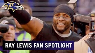Ray Lewis Fans Celebrate the Hall of Famer | Baltimore Ravens