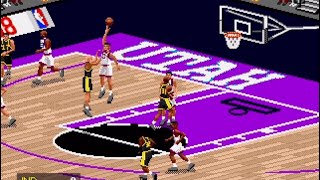 CPU Game: Pacers vs. Jazz (2/3/25) - NBA Live 98 (Sega Genesis)