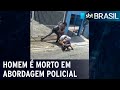 Homem é morto durante abordagem policial em São Paulo | SBT Brasil (21/02/22)