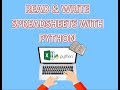 Read & Write Spreadsheets with Python