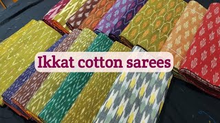 Ikkat mercerized cotton sarees | ikkat cotton sarees order online #pochampallycotton order online