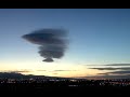 Amazing video of lenticular cloud