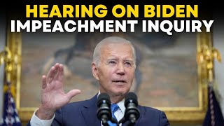 Joe Biden News LIVE | Biden Impeachment LIVE | US Congress | Biden Impeachment Hearing | Times Now