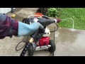 part 3. 4200 psi of clean simpson power washer alh4240 start up and test