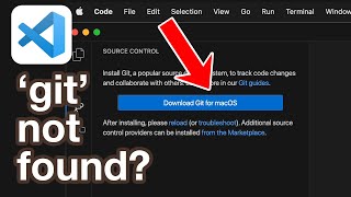 Visual Studio Code xcrun: error: invalid active developer path and git installation not found