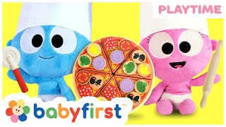 Pretend Play Cooking Pizza for Kids🍕| Fun Learning in the Kitchen w GooGoo & Gaa