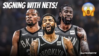 Kevin Durant, Kyrie Irving, And DeAndre Jordan Sign With Brooklyn Nets!