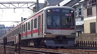 東急東横線5050系5176F妙蓮寺3号踏切通過