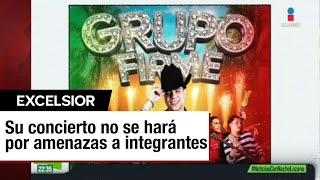 Grupo Firme cancela concierto en Carnaval de Mazatlán tras amenazas