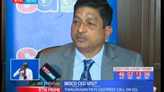 Bidco CEO Thiagarajan Ramamurthy pays courtesy call to Standard group CEO Sam Shollei