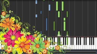 Flaming June [ Jun Maeda x Yanagi Nagi ] - Flower Garden (Piano Synthesia Tutorial + Sheet)