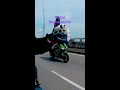 kawasaki zx10r double trouble brotherhood. walaupun saling x mengenali tetap bertegur sapa.