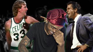 When Larry Bird TRASH TALKED a Legendary Lakers Coach | REACTION!!