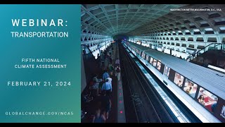 NCA5 Webinar - Transportation