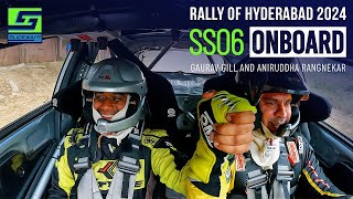 SS06 Ford Fiesta Rally 4 Onboard | Gaurav Gill and Aniruddha Rangnekar | Rally of Hyderabad, 2024