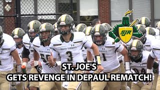 St. Joe's Montvale 24 DePaul 17 Week 2 Football Highlights | Coach Augie Hoffman returns