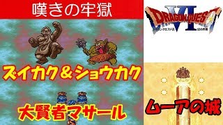 DQ6攻略#54『嘆きの牢獄：ボス「ズイカク＆ショウカク」／ムーアの城出現／旅人の扉／大賢者マサールとクリムト』ドラクエ6／ドラゴンクエスト6／DRAGON QUEST VI｜MIZUKENミズケン