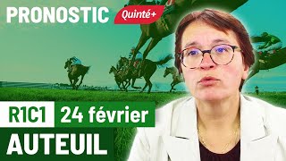 Pronostic PMU Quinté Flash à Auteuil, R1C1 du 24 février 2025