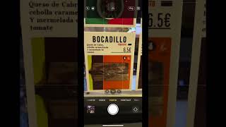 iPhone Trick Camera Translation