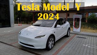 换大灯！2024款特斯拉modelY亮相，大概率要涨价 | 2024 tesla model Y