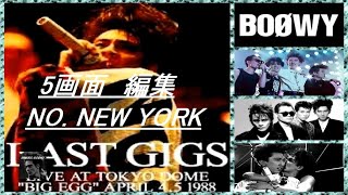 BOØWY - NO.NEWYORK (5面 編集版) ~ MEMORY (インスト)