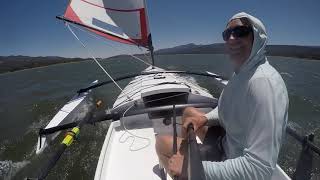 11.9 knots on the Sailing Rowcruiser!