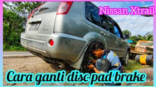 Cara mengganti kampas rem belakang nissan xtrail #nissanxtrailindonesia #xtrailt30 #discbrake