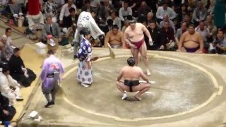 Kyokutenho (8-7) - Endo (6-9) , Sumo : Natsubasho '15