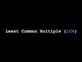 Least Common Multiple (LCM) | learn JavaScript expert level