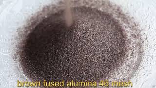 Factory Supply 46 mesh Brown Fused Alumina