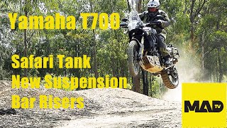 Yamaha T700 Safari Tank \u0026 Rally Raid Open Cartridge Fork tests