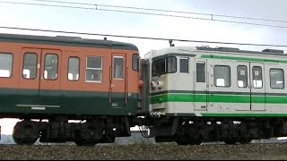 115系新潟N2+S6編成　信越本線1723M　越後湯沢→新潟