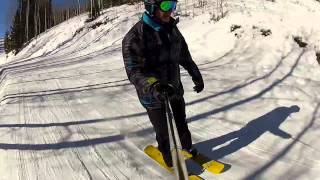 Skiboarding at Beaver Mountain