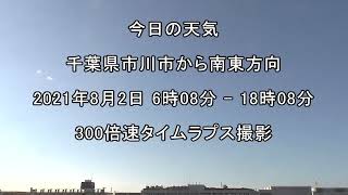 タイムラプス：今日の天気：2021年8月2日