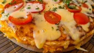 Schnelle Tortillapizza aus der Pfanne