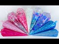 Making slime with piping bags satisfying slime videos! #slime #ASMR #daisyslime #Stitch&Engel