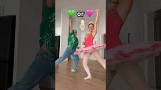 BOOGIE DOWN BALLET EDITION! 😮‍💨🩰💚 - #dance #trend #viral #couple #funny #shorts