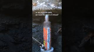 Concrete pressed piers #foundationrepair #construction #foundationcrackrepair #foundationproblems