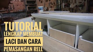 cara mudah membuat laci meja