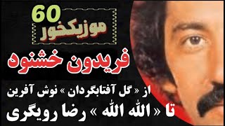 موزیکخور60 : قصه فریدون خشنود از گل آفتاب گردان نوش آفرین تا الله الله رضا رویگری