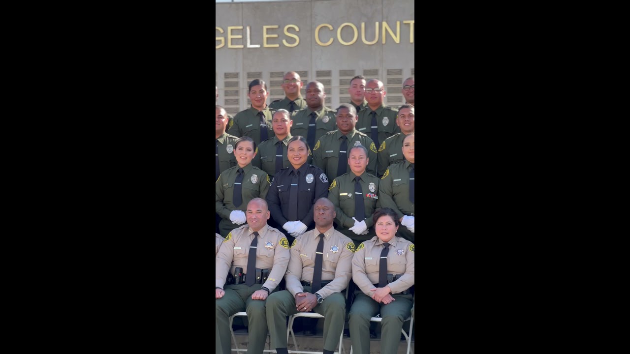 Custody Assistant Class #107 Graduation Photo With LASD Executives And ...