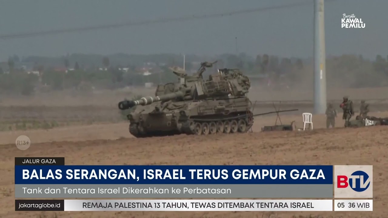 Balas Serangan, Israel Terus Gempur Gaza - YouTube