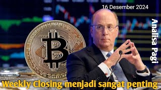 Analisa Pagi - Weekly Closing menjadi sangat penting sebagai navigasi arah Bitcoin kedepan