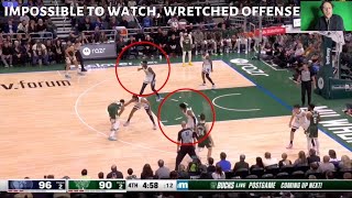 DOC RIVERS impossible to watch, wretched offense