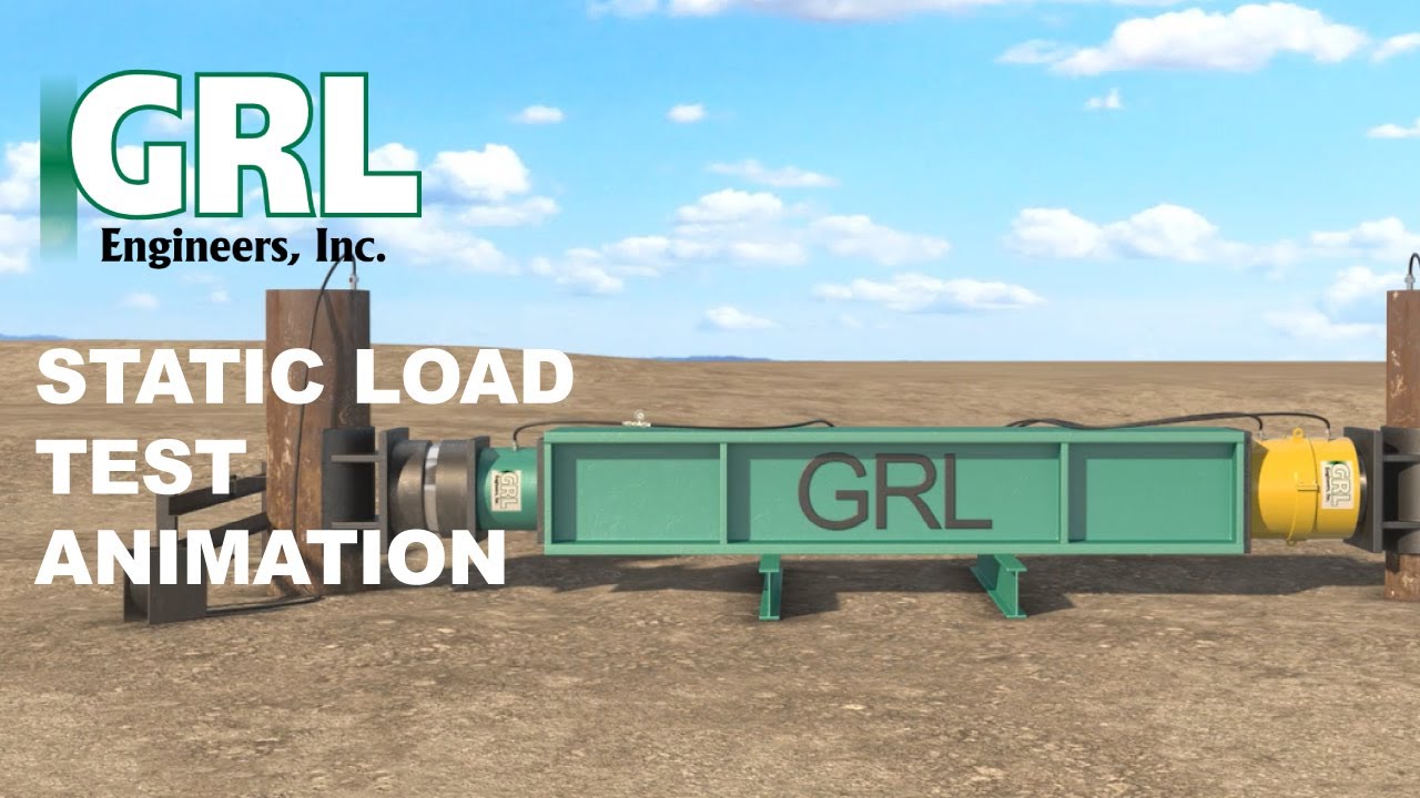 A Quick Look At Static Load Testing With Grl Engineers Youtube