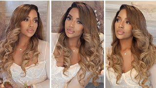 NEW BLOND OMBRE BOMBSHELL! Brown-Girl Friendly Balayage Hairline Wig | OmgHERHair